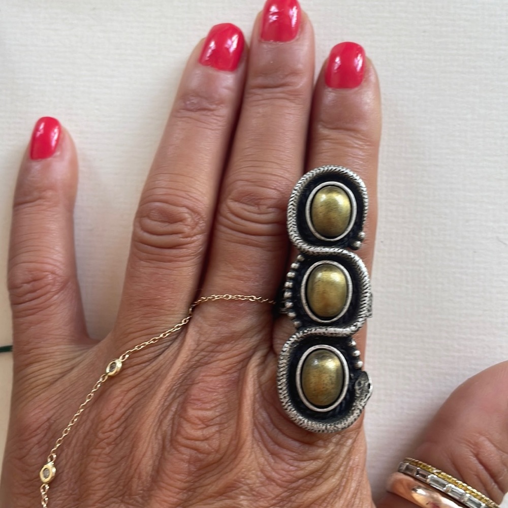 Elizabeth and James serpent knuckle ring